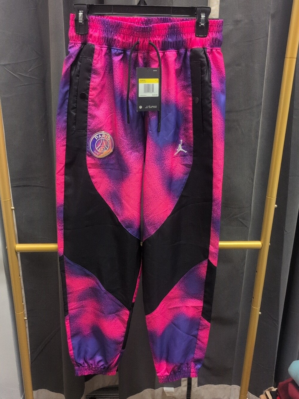 Jordan Women's Paris Saint-Germain (PSG) Warm-Up Pants Pink Size S NWT